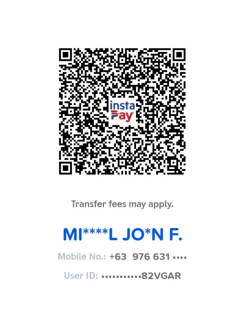 InstaPay GCash Payment QR Code